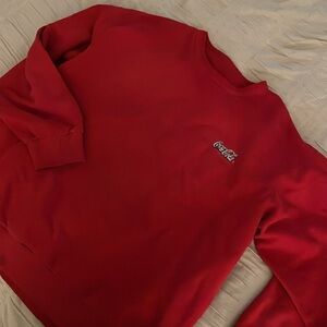 Vintage embroidered CocaCola crewneck sweater